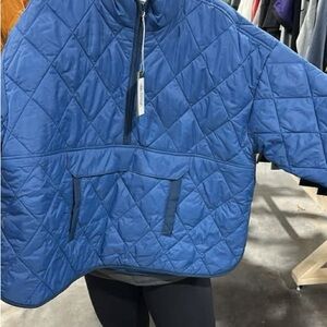 Alpine Design Blue Quilted Puffer Jacket